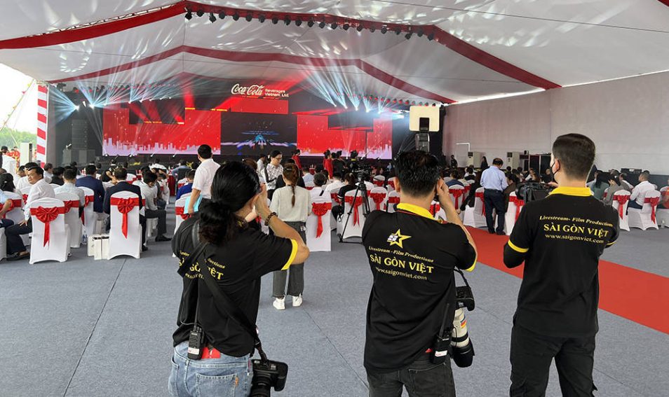 Quay phim sự kiện chuyên nghiệp tại Sài Gòn